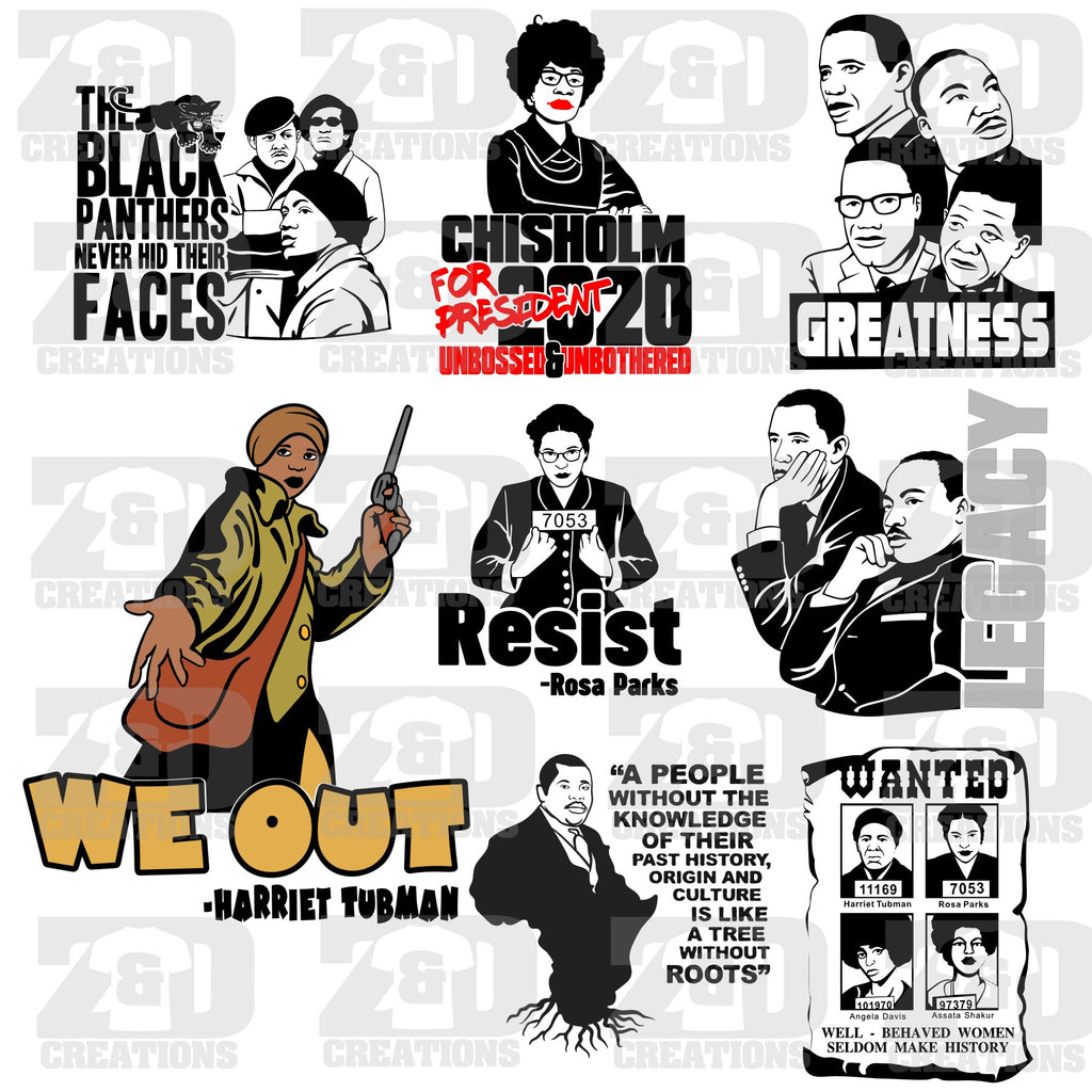 Download BLACK HISTORY BUNDLE SVG - ZDCreations