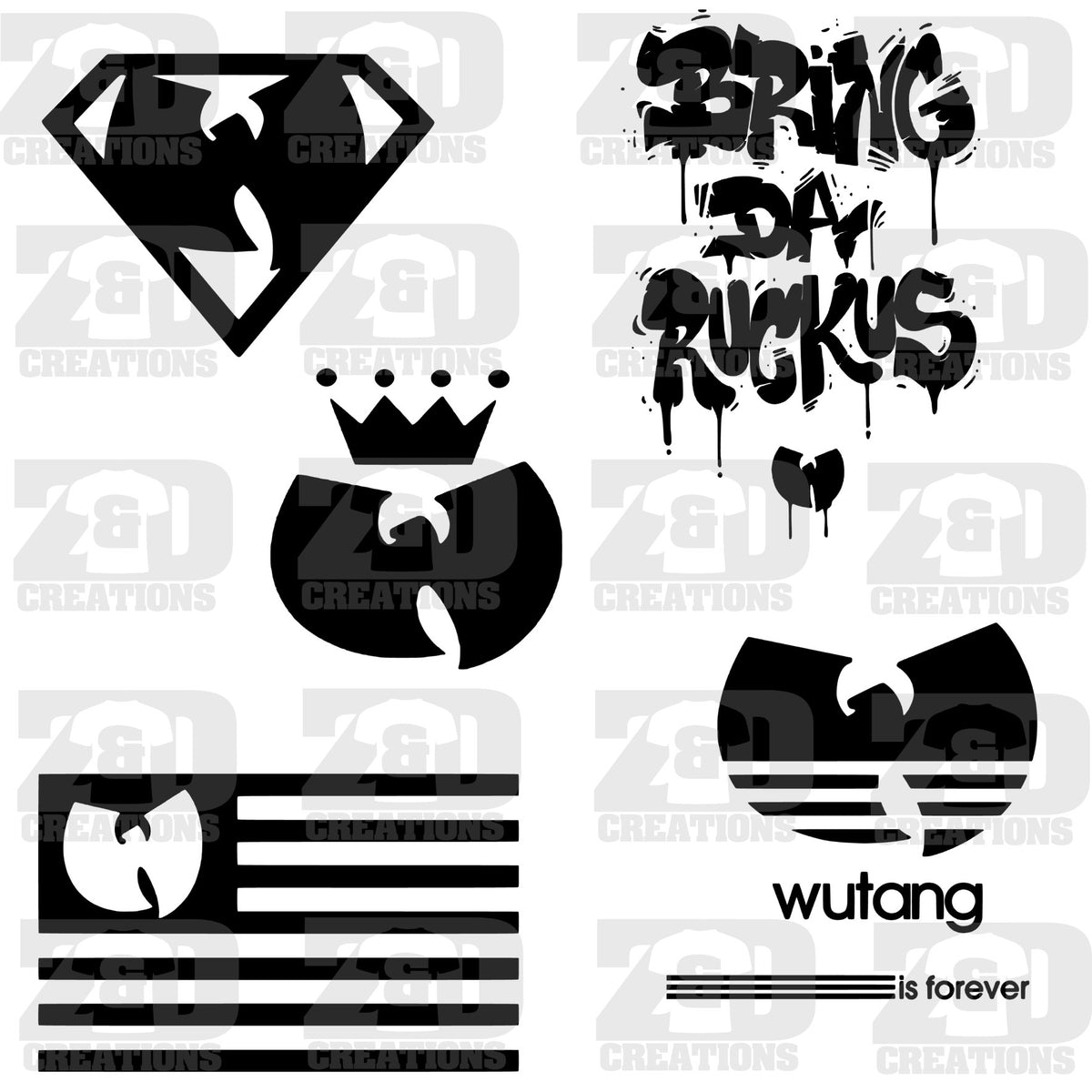 Download WUTANG SVG BUNDLE - ZDCreations