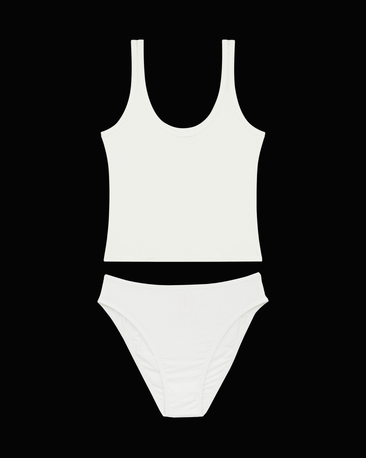 second skin kit featuring recline tank and recline brief in color natural
