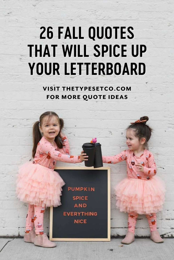 Fall Quotes For Letter Boards