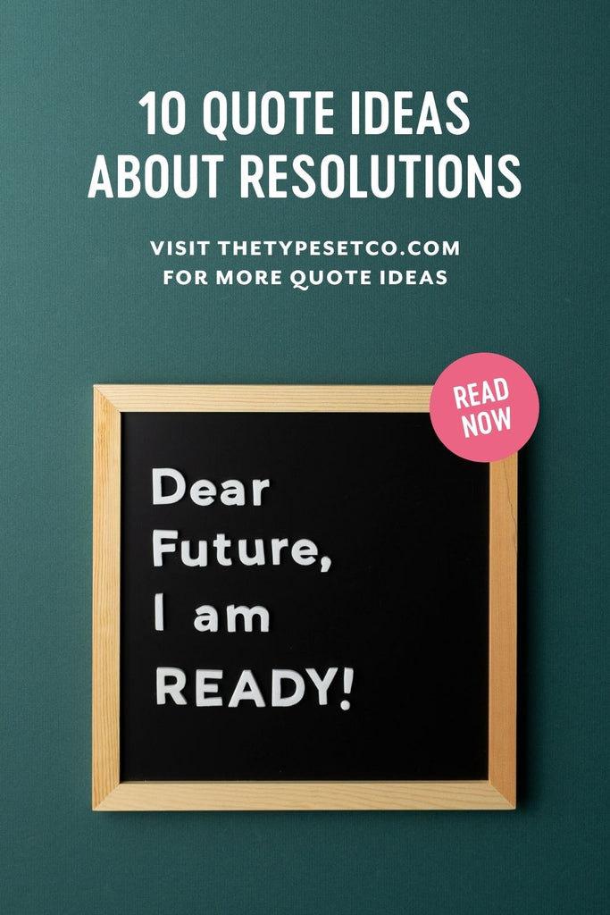 Letter Board Quotes About New Years Resolutions