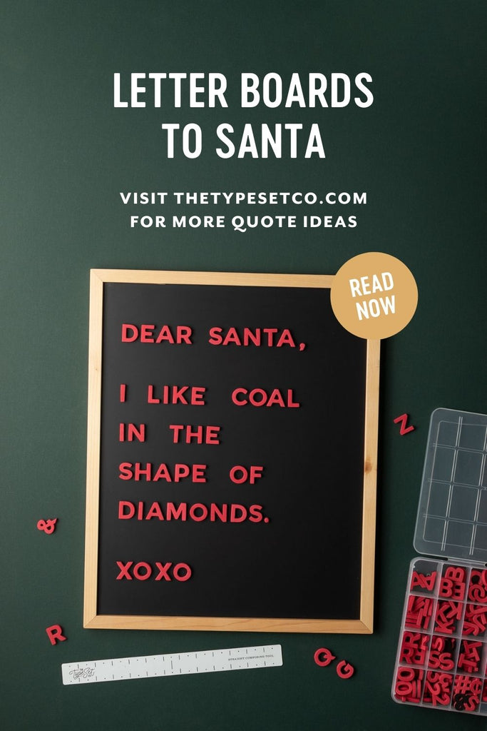 Christmas Letter Boards to Santa