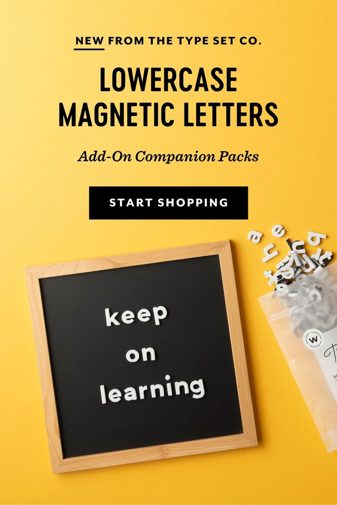 New Lowercase Magnetic Letters Add-on Pack