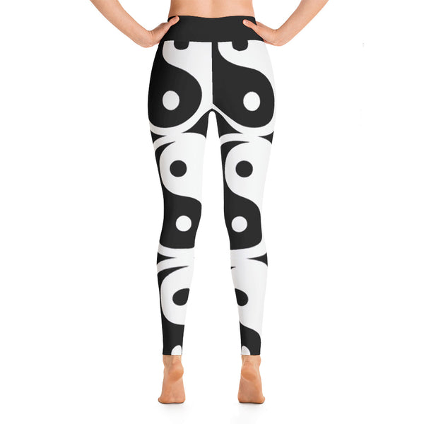 Yin and Yang All Over Print Yoga Leggings – Limited Rags