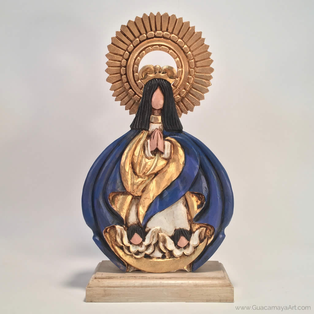 Our Lady Of The Immaculate Conception Statue Inmaculada Concepción Guacamaya Art