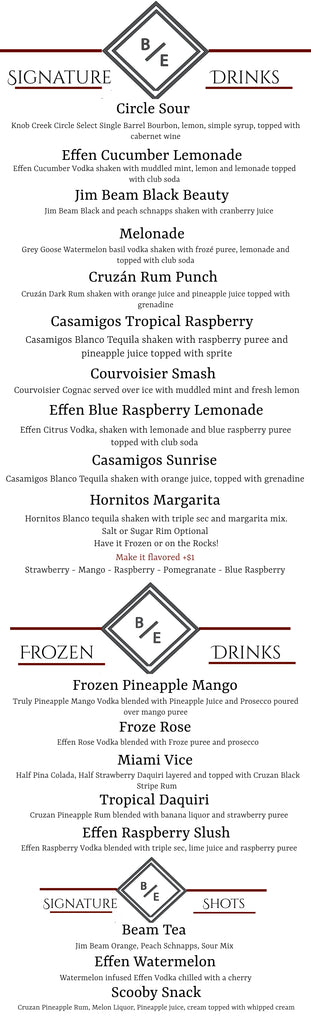 Frozen Drinks