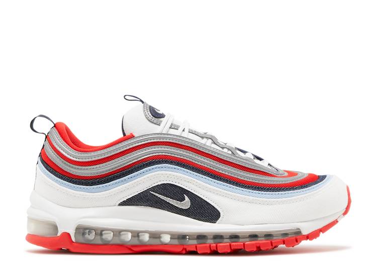 red white and blue nike air max 97