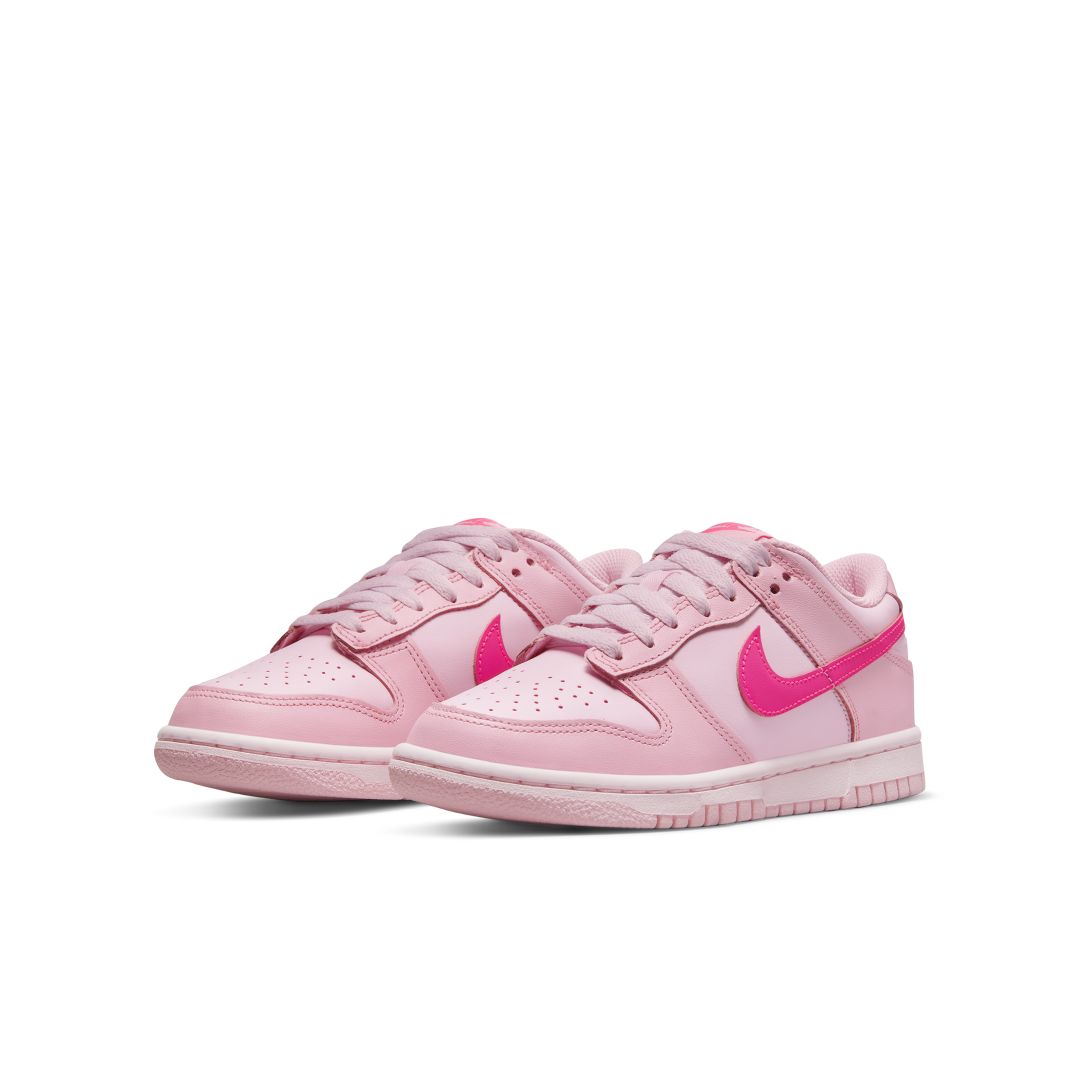 kids nike dunk low se 'prism pink' gs stores