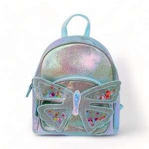 Angel Wings Iridescent Backpack - Black – doe a dear