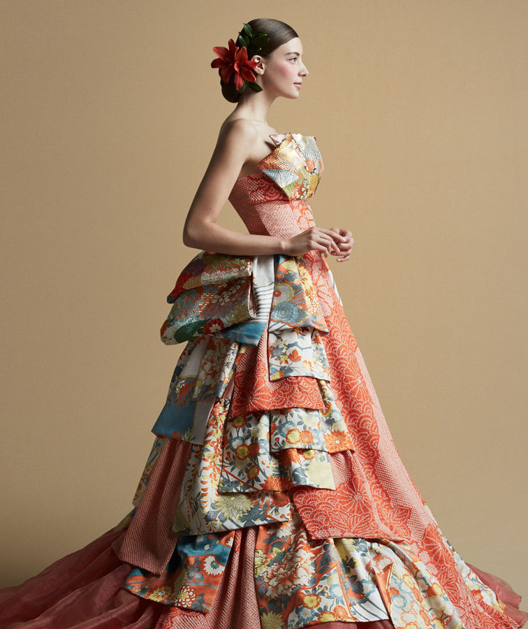 7 Stunning Wedding Dresses Made From Traditional Japanese Kimonos ...