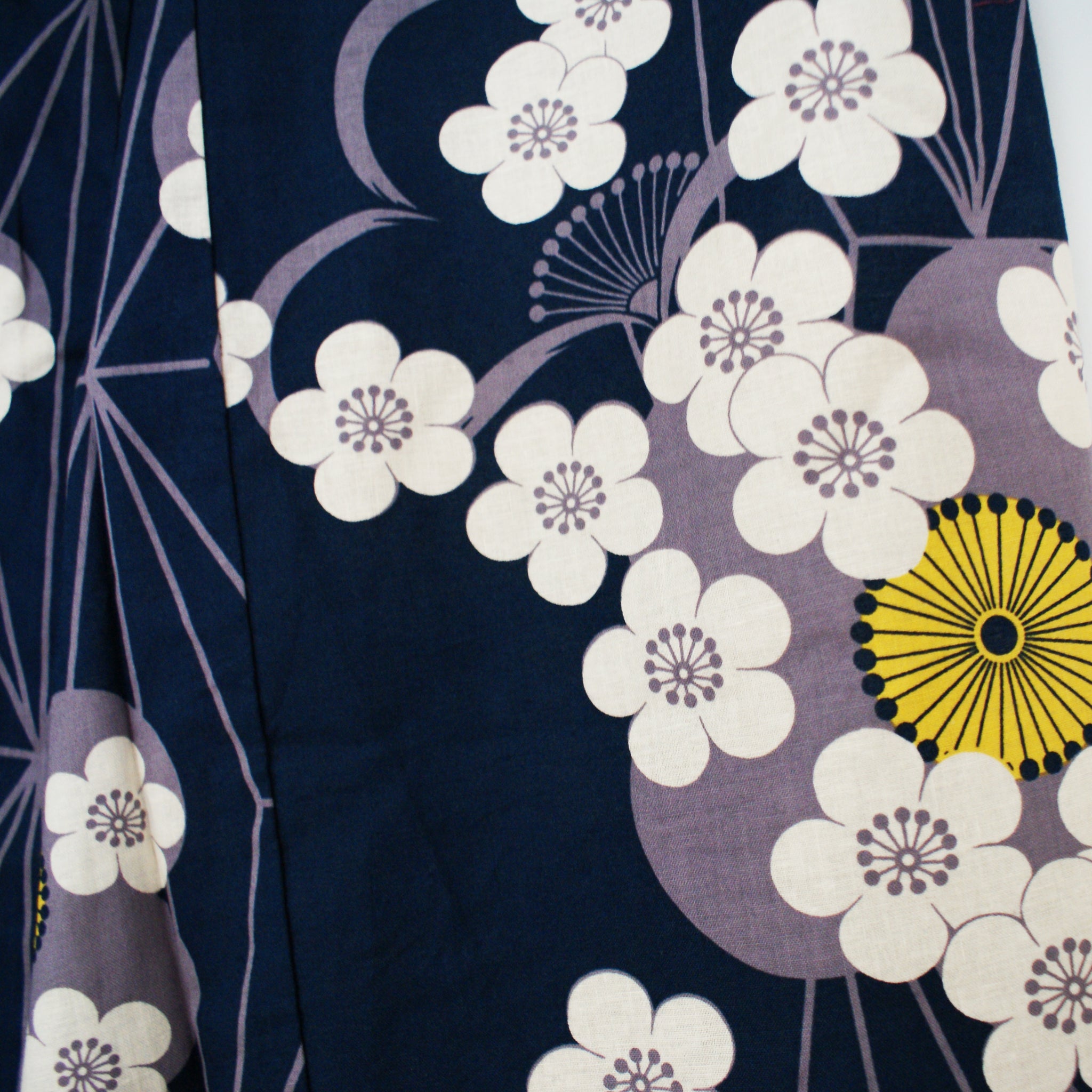 Yukata Kimono - Plum Blossoms Navy (Style #2286) ( Discontinued ...