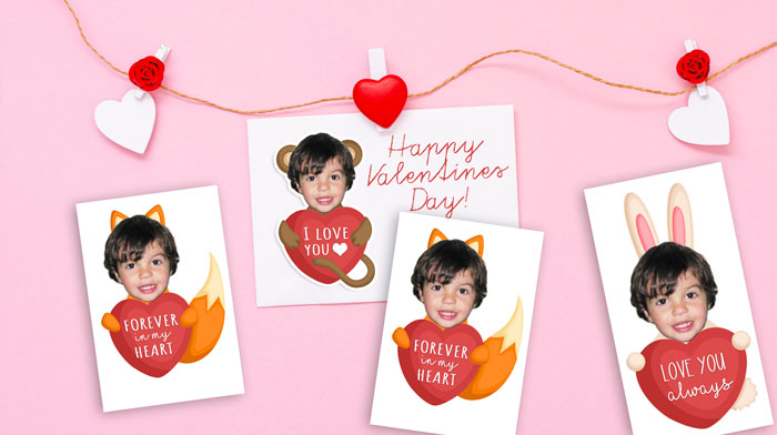 FREE Printable Valentines Day Cupcake Toppers or Personalized Valentines Cards