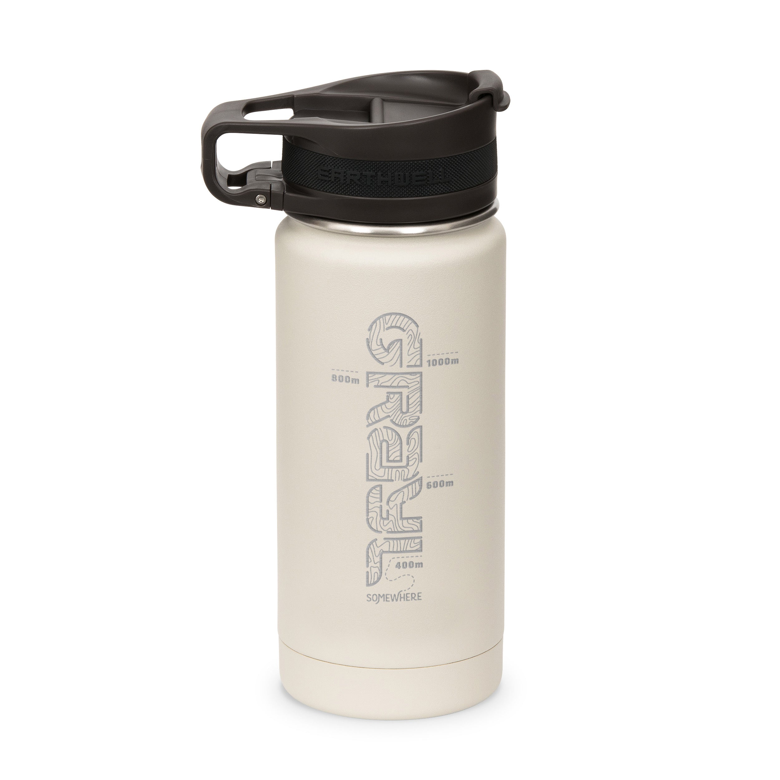 Earthwell® xGrayl 16oz Roaster™ Loop Bottle / Volcanic Black