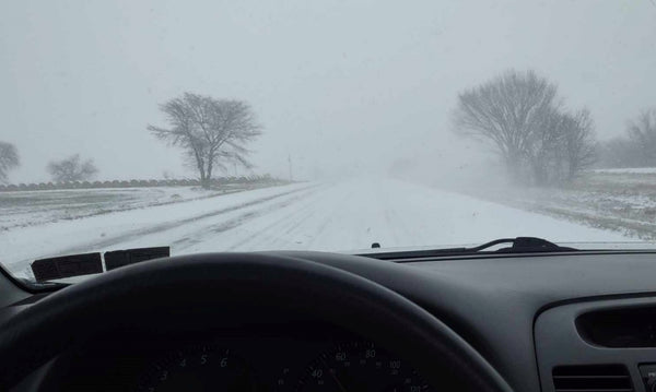 Oklahoma driving conditions in snow January 2024