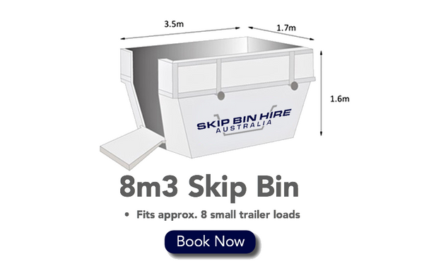 8m3 Skip Bins