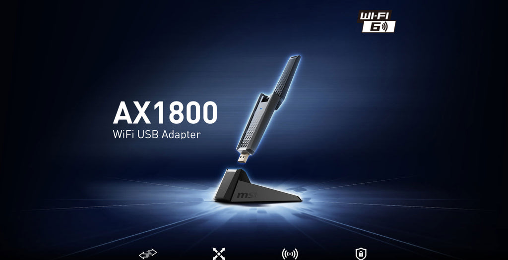 MSI AX1800 WiFi 6 USB Wireless Adapter Description