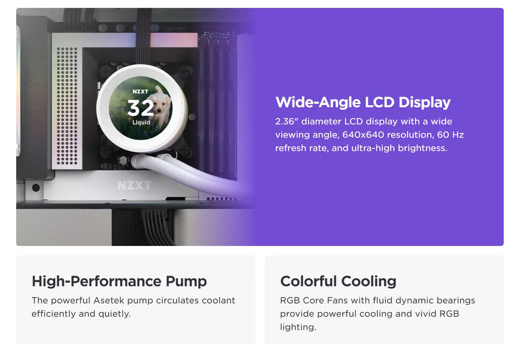 NZXT Kraken Elite 360 RGB 360mm All-In-One Liquid Cooler Description