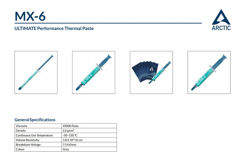 MX-6, ULTIMATE Performance Thermal Paste, ACTCP00081A