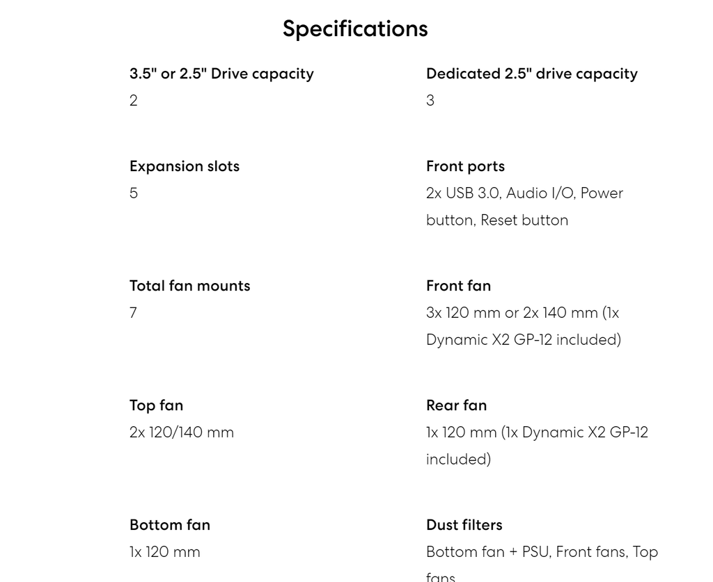 Fractal Design Meshify C Mini Dark Tint Tempered Glass Micro-ATX Case Model: FD-CA-MESH-C-MINI-BKO-TGD Specification