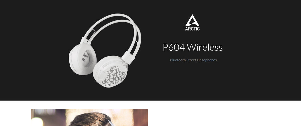 Arctic P604 Wireless Dynamic Bluetooth 4.0 On-Ear Headphone Model: ASHPH00017A Description