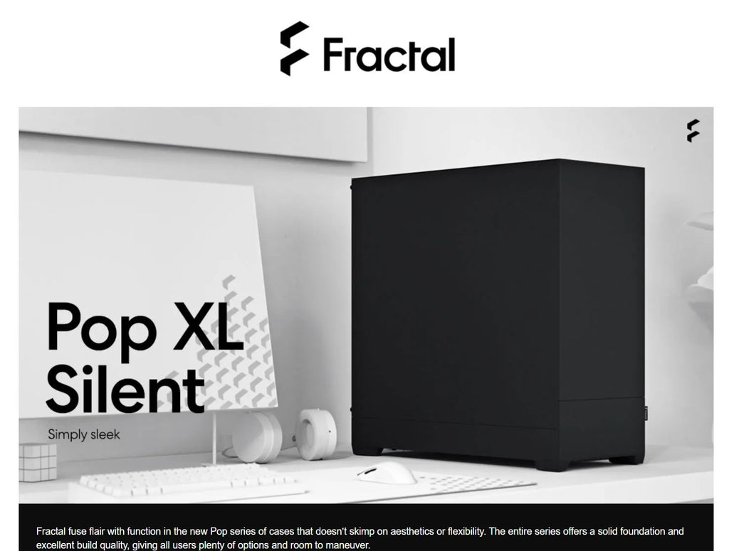 Fractal Design POP XL SILENT E-ATX Tower Case Description