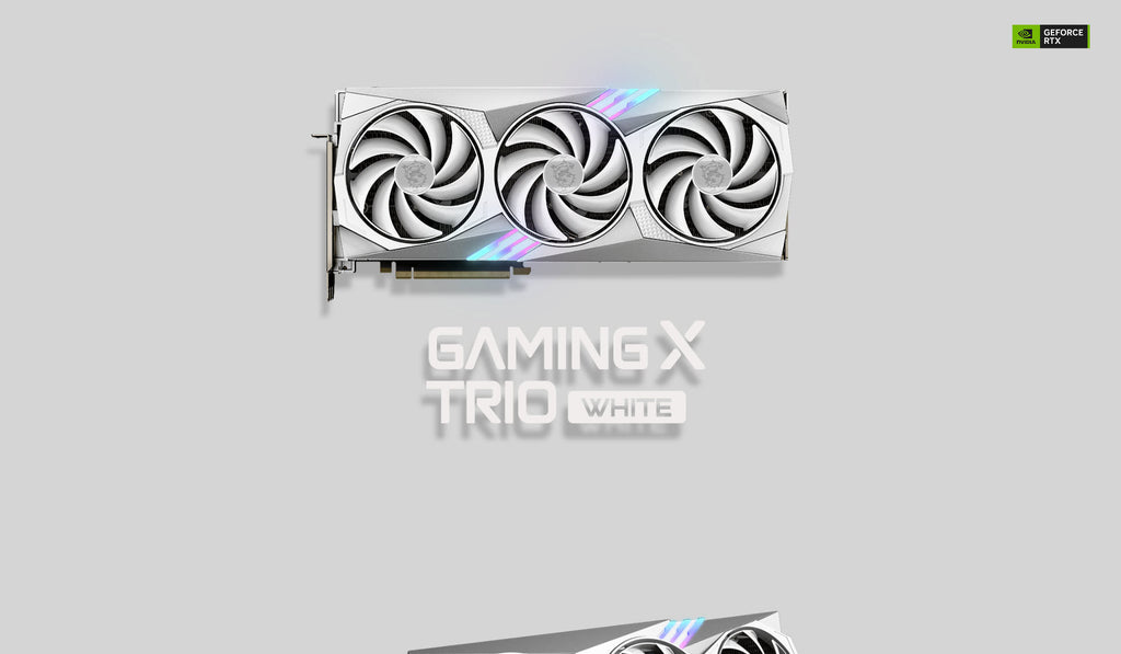 MSI Geforce RTX 4070Ti GAMING X TRIO WHITE 12G Gaming Video Card Description