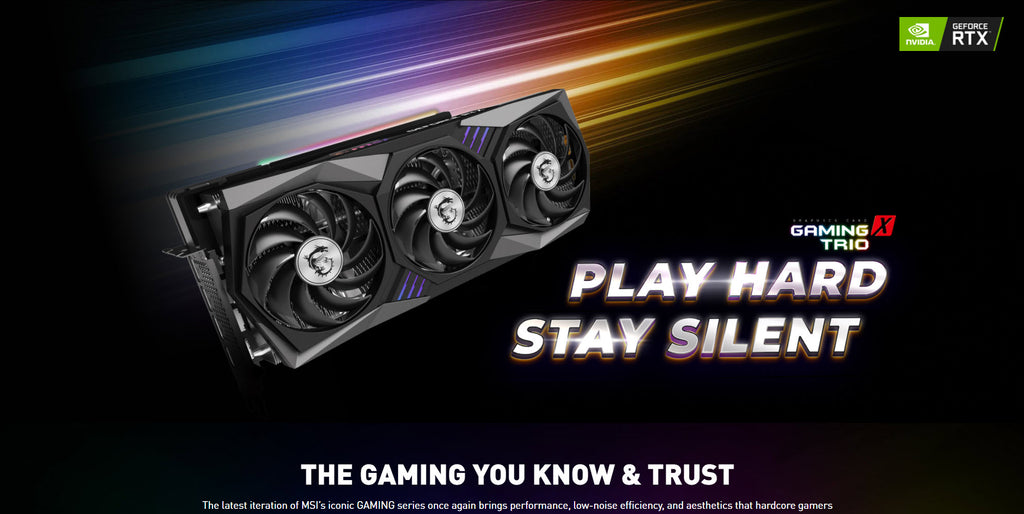 MSI RTX 3060 GAMING X TRIO 12G Gaming Video Card Description