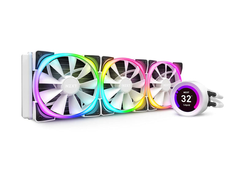 NZXT Kraken Z73 RGB AIO White Liquid Cooler RL-KRZ73-RW