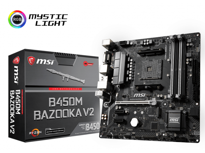 Msi b450m bazooka v2 обзор