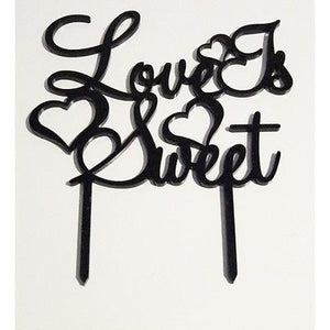 Love is Sweet Cake Topper, Wedding decorations, USA