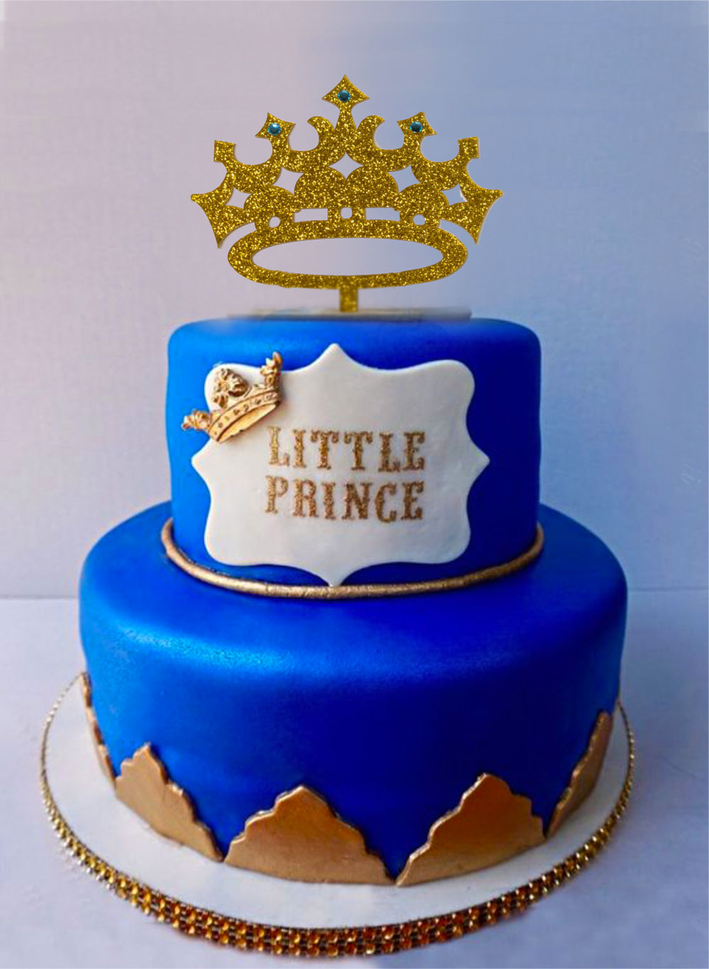 prince crown for 1st birthday