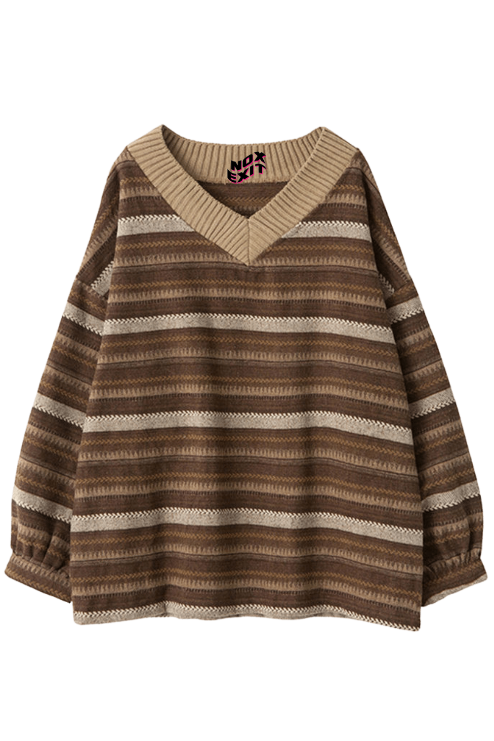 80s grandma sweater knit pinterest thrift vintage shop buy outfit fashion y2k grunge outfits alternative kidcore brown neutral sweater knit noxexit