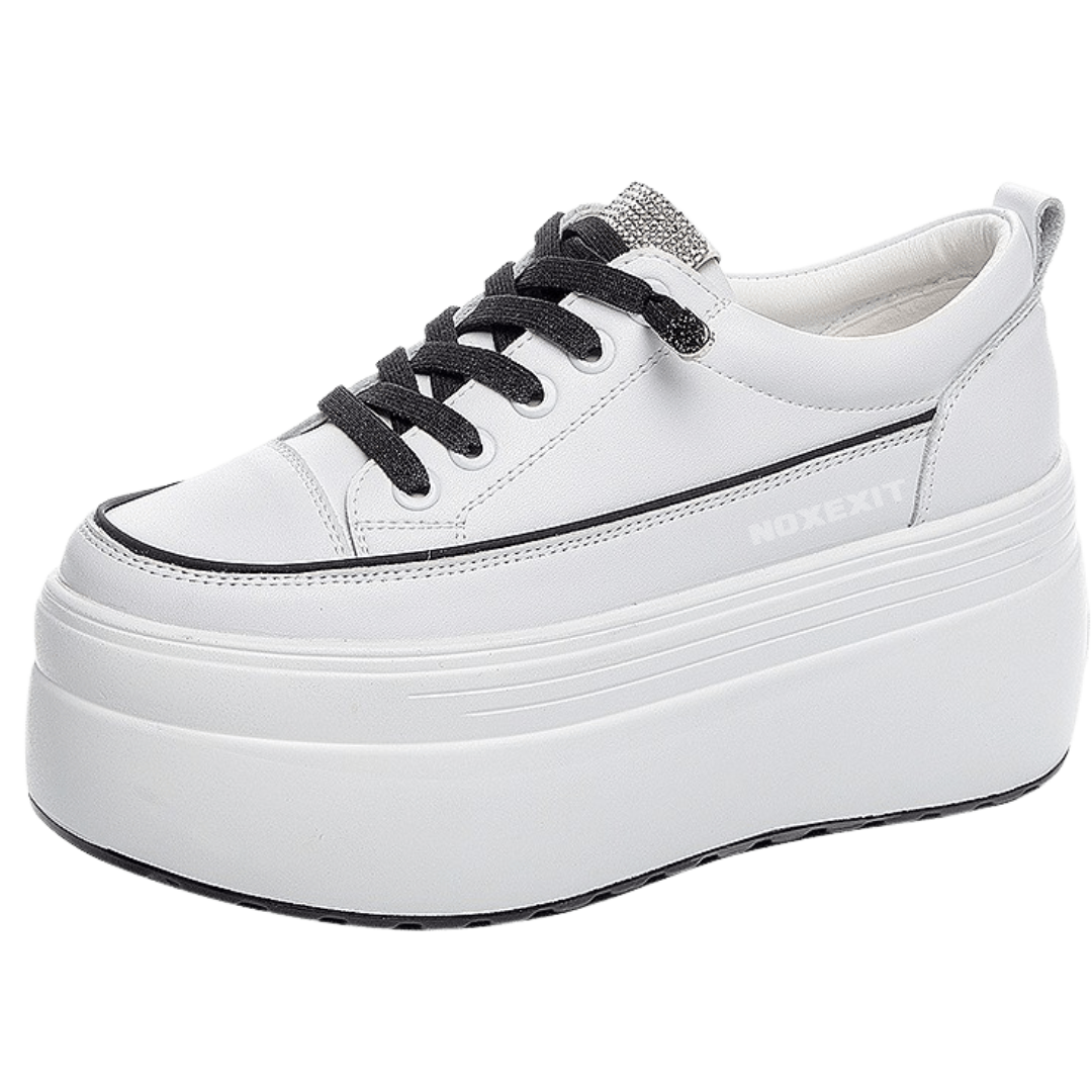 noxexit harajuku white casual platform everyday essential sneaker shoe