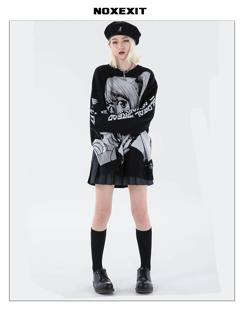 ANIME streetwear sweater NOXEXIT DEATHNOTE MISA MISA amane emo