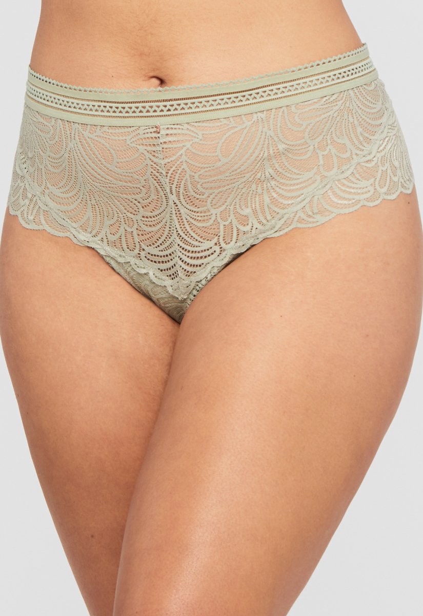 Longline Bralette & High Waist Panty Set – Montelle Intimates