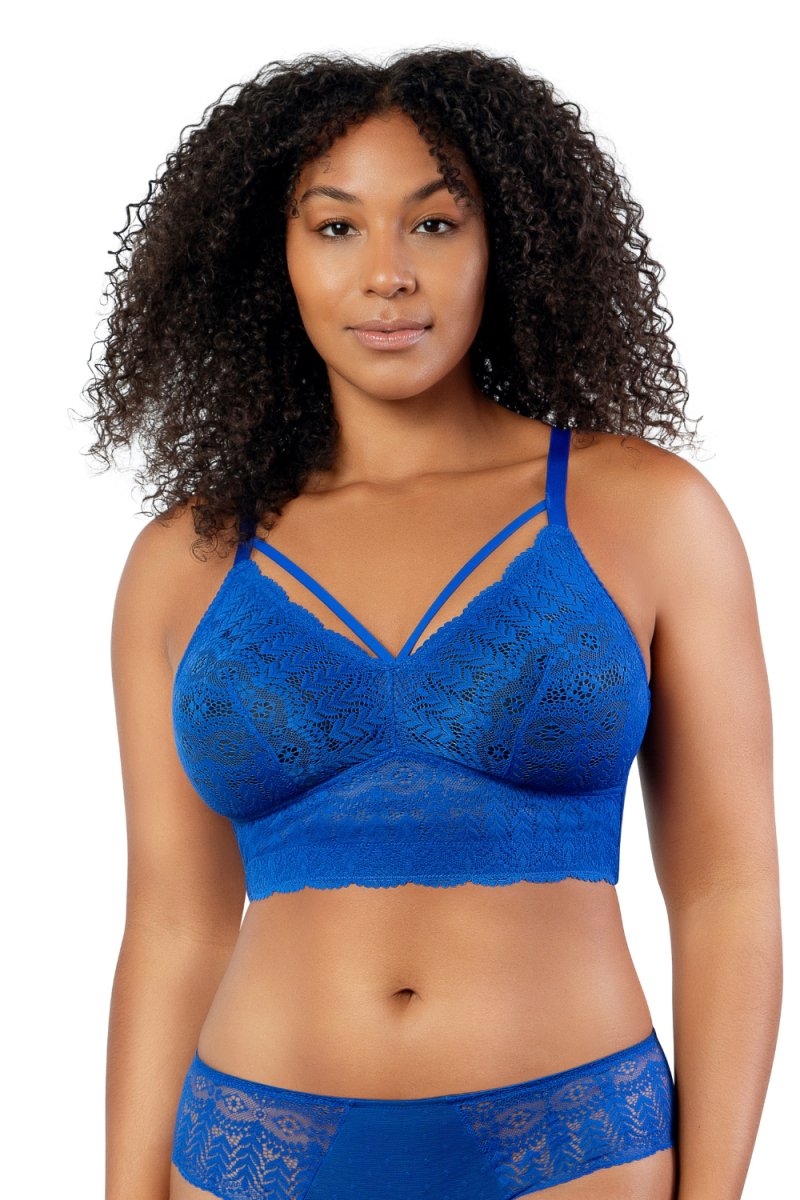 Mia Dot Wire-Free Mesh Bralette- P6011 – Bravo Bra Boutique