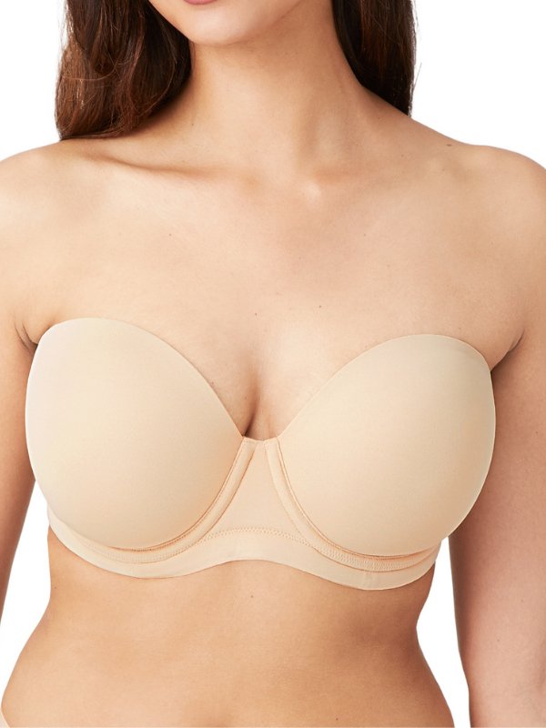 CURVY COUTURE Strapless Sensation Multi-way Push-up - Nude