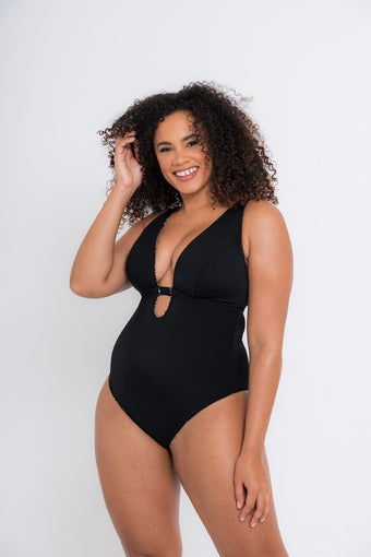 BANANA MOON Odalis Montecito One Piece Swimsuit Black - Breizh Rider