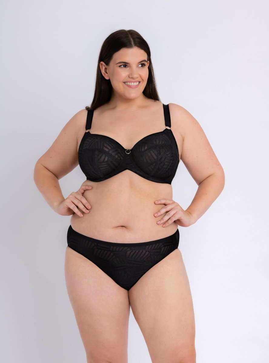 Scantilly Authority Balcony Bra in Black - Busted Bra Shop