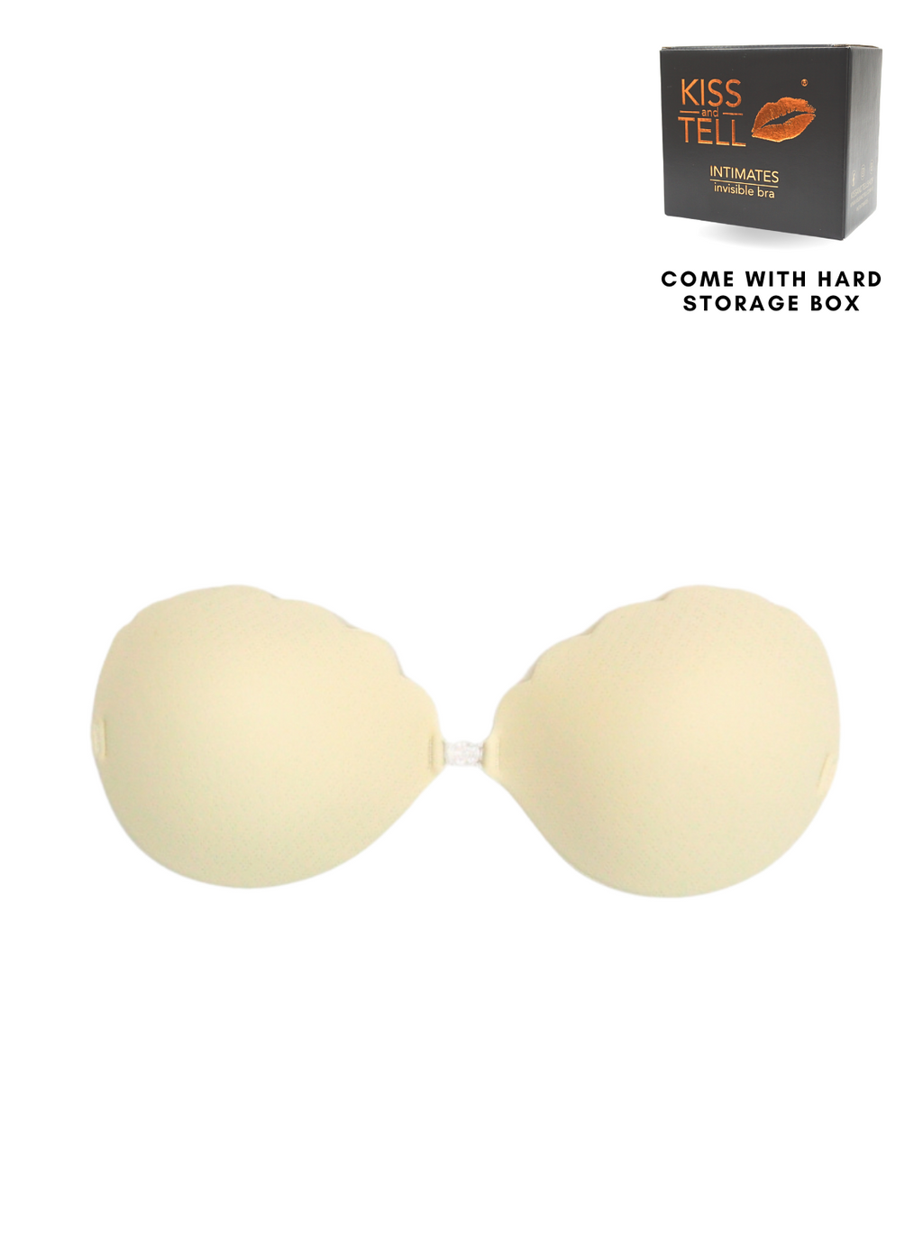 Buy Kiss & Tell 2 Pack Thick Push Up Stick On Bra in Nude 3cm加厚