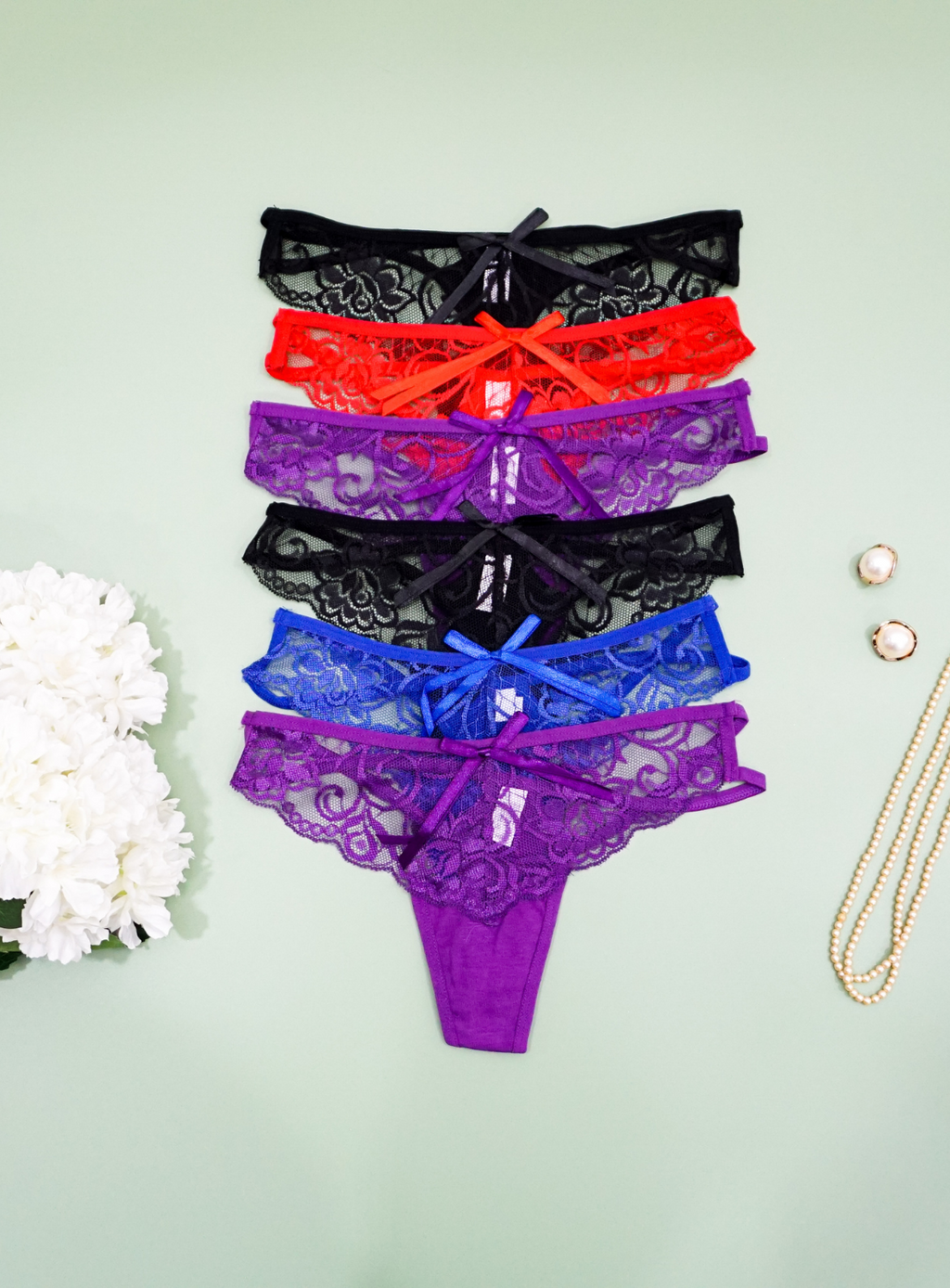 6 Pack Kelly Sexy Open Back Lace Panties Bundle B – Kiss & Tell Malaysia