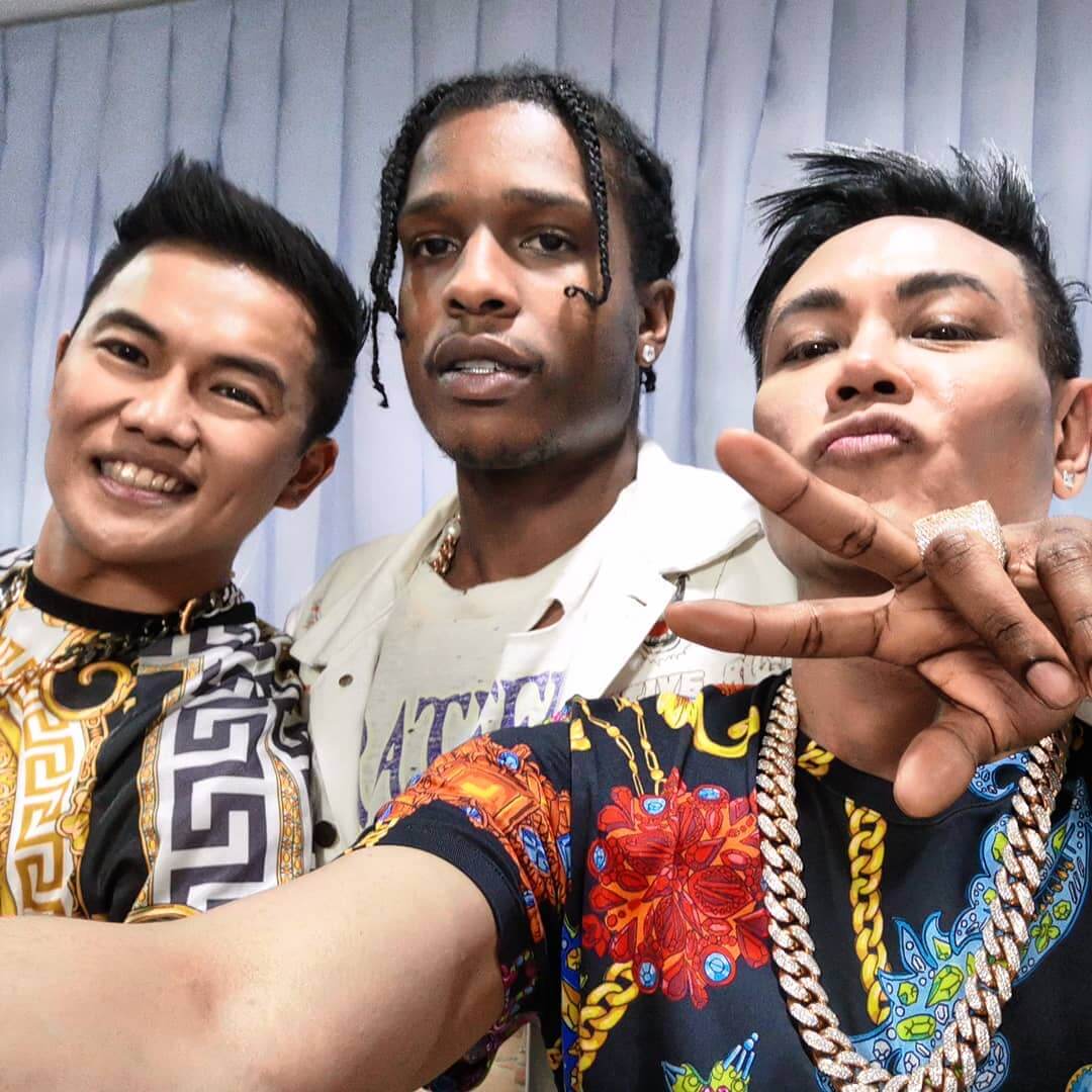 A$AP Rocky se produit à la soirée privée de FRONTROW pour Floyd Mayweather