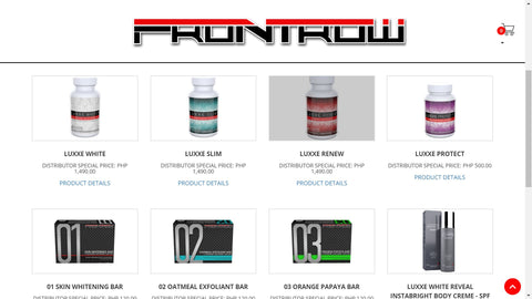 Frontrow Boutique en ligne gratuite en marque blanche