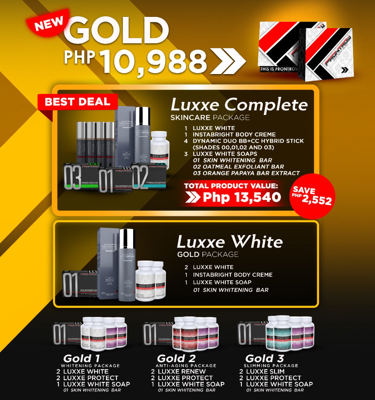 Frontrow Gold Package