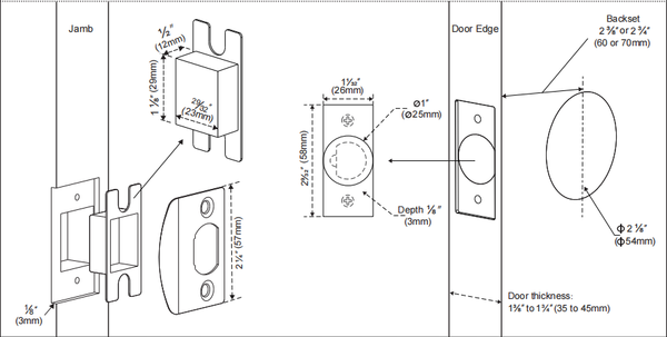 installation door handles tips