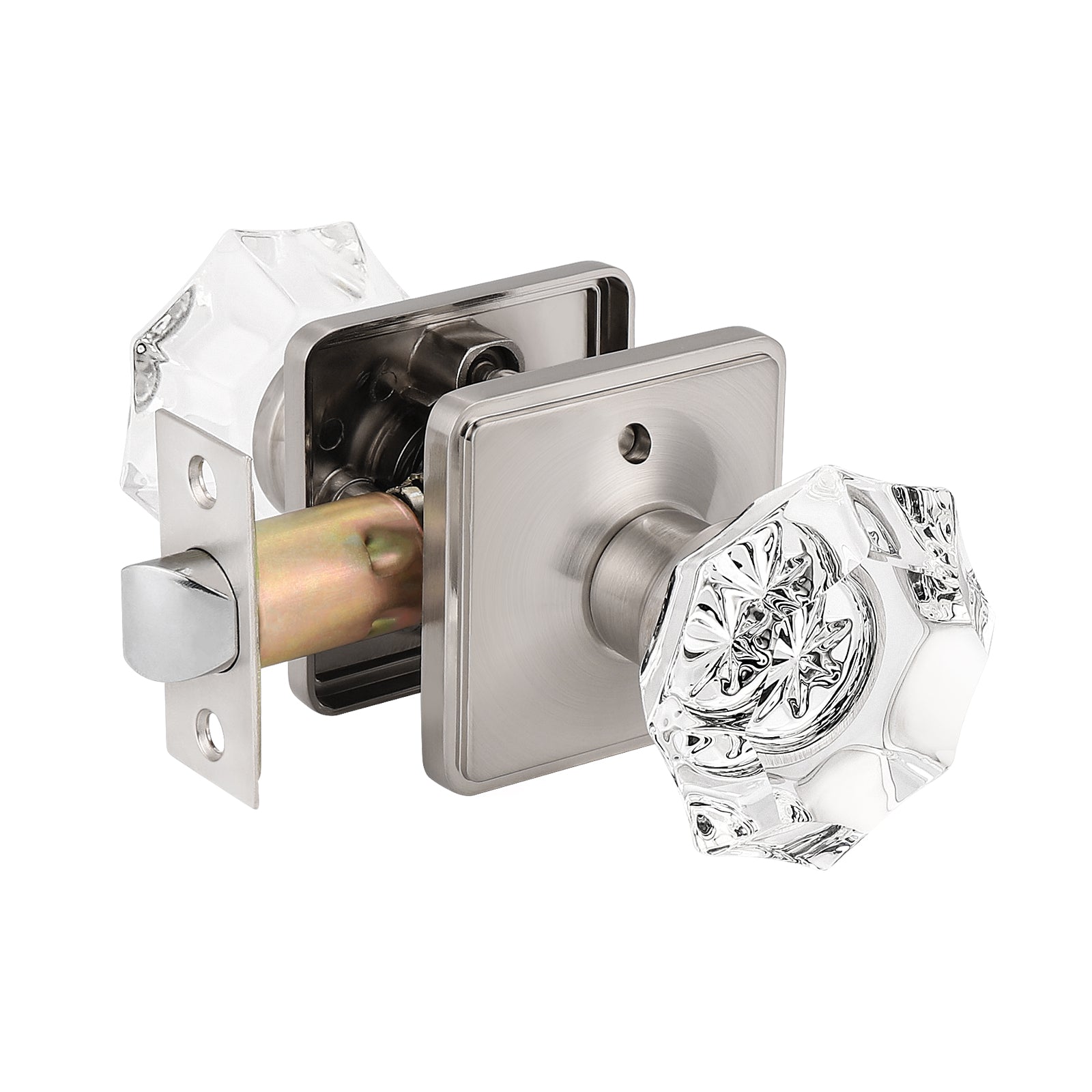 Keyed Entry Leverset Lock with Single Cylinder Deadbolt Oil Rubbed