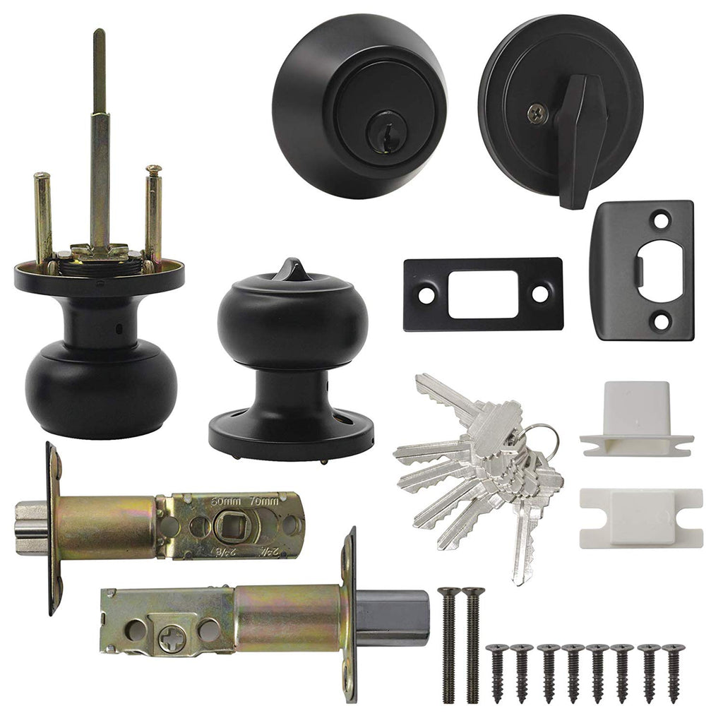 exterior door knobs with deadbolt