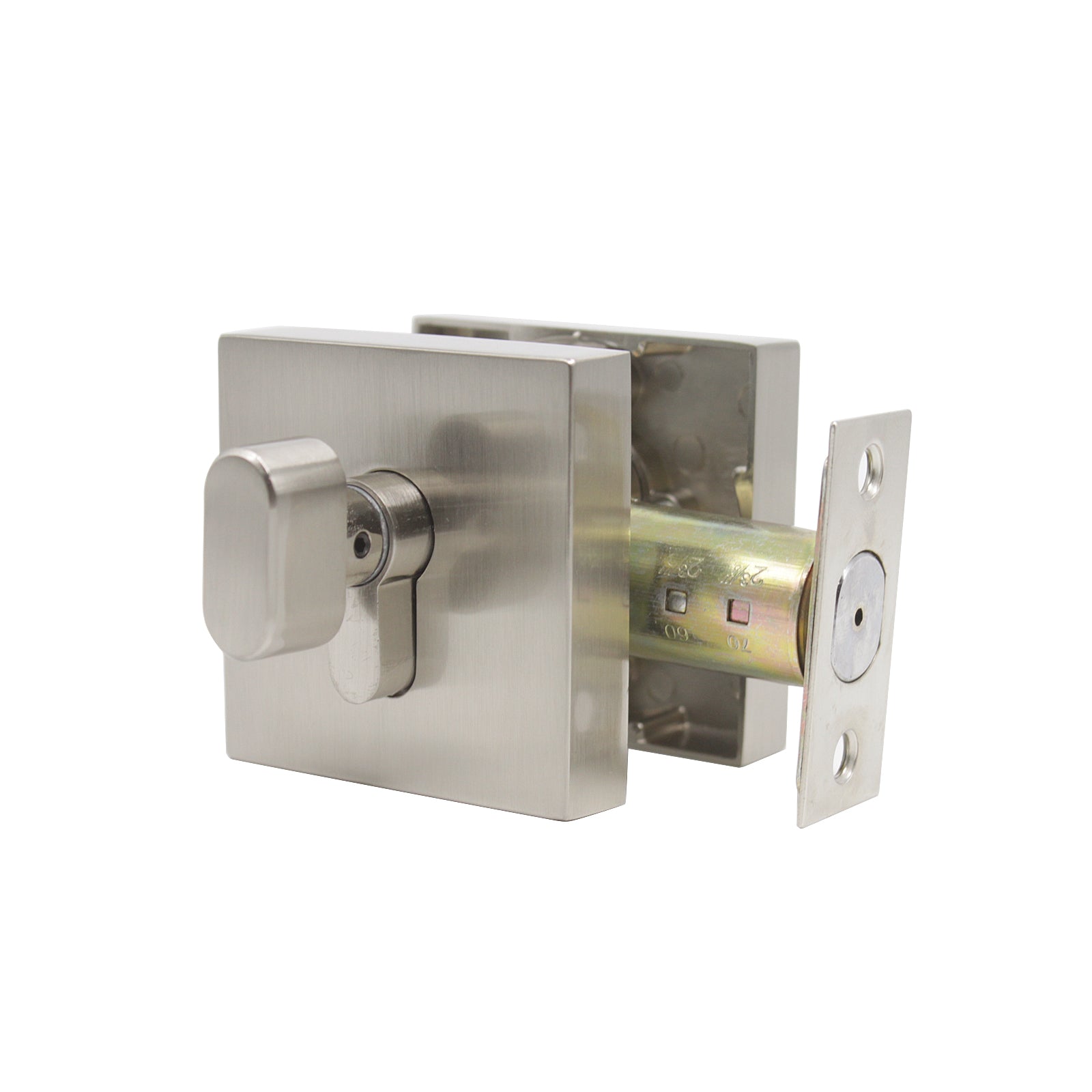 Keyed Alike Entry Door Lock Knob with Single Cylinder Deadbolt