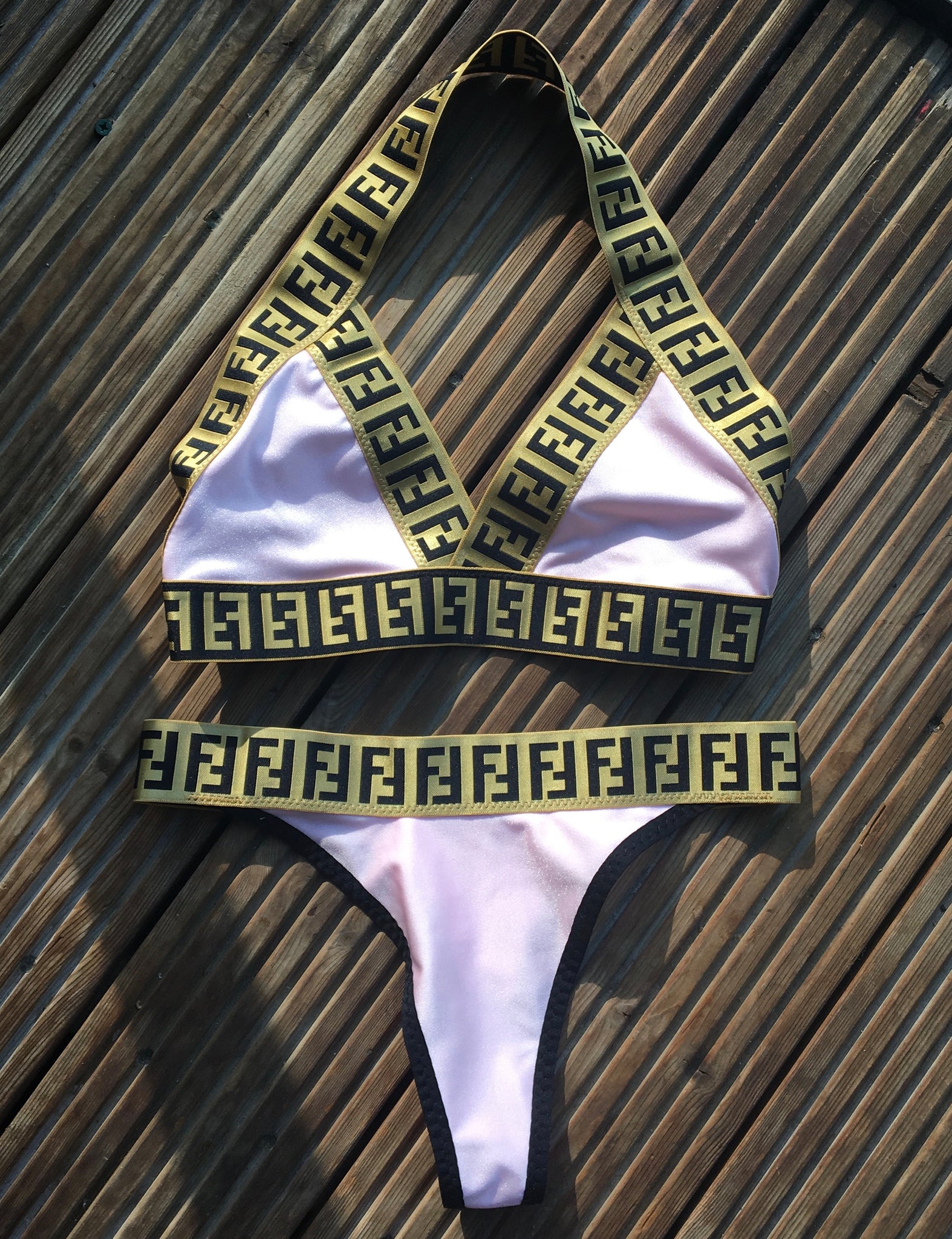 fendi bikini pink