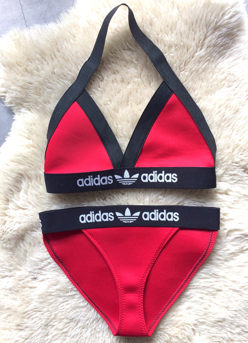 tie dye adidas bikini